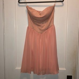 Size Small Carolina Pink Strapless Dress